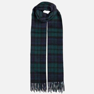 Dents Men's Lambswool Scarf with Tassels